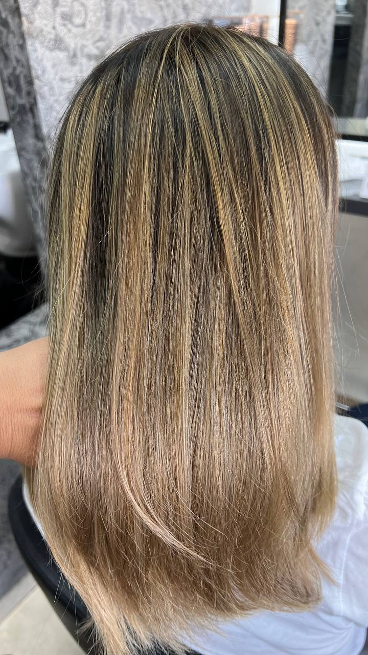 Окрашивание airtouch в Ришон Ле-Ционе